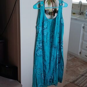 2x sundress adjust strap turquoise
